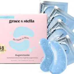 grace & stella - Augenpads gegen dunkle Ringe & Tränensäcke, kühlende Augenpflege, 48 Paare