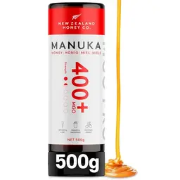 Neuseeland Manuka Honig MGO 400+ | 500g Quetschflasche | Aktiv und Roh