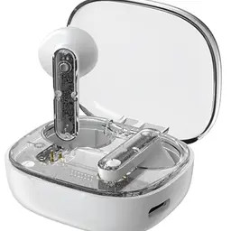 Kabellose Bluetooth 5.3 In-Ear Kopfhörer mit 50H Spielzeit und USB-C Ladecase (Weiß)