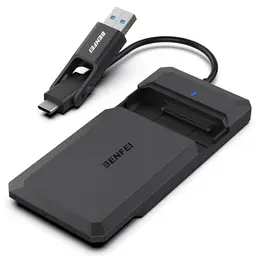 BENFEI 2,5 Zoll Festplattengehäuse USB C 3.2 Gen 2 für SSD und HDD (Optimiert für SSD)