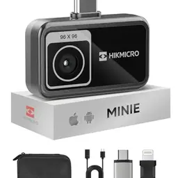 HIKMICRO Mini Wärmebildkamera für iOS/Android – 192x192 Bildverbesserung, 25Hz, kompatibel mit iPhone 15/16