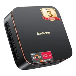 Blackview Mini PC, AMD Ryzen 3300U, 16GB RAM, 512GB SSD, 4K@60Hz, Windows 11 Pro, USB, HDMI, Ethernet – Für Business & Heimkino