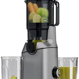 Balter Slow Juicer, 250 Watt, große 108 mm Öffnung, leise, BPA-frei, für Obst und Gemüse