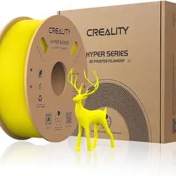 Creality Hyper PLA Filament Gelb 1KG für 3D Drucker - Langlebig und glatt, Maßgenauigkeit +/-0.03mm