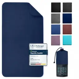 Microfaser Handtuch 30x50cm - Schnelltrocknend, Saugfähig & Vielseitig für Sport, Strand, Sauna & Reise