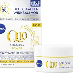NIVEA Q10 Anti-Falten Tagescreme LSF 30 - Straffende Gesichtspflege mit Hyaluronsäure (50 ml)