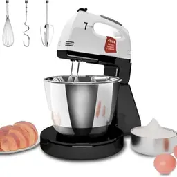 Küchenmaschine mit Edelstahl-Rührschüssel und 7 Geschwindigkeiten