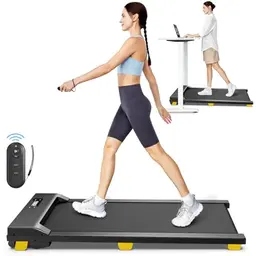 Walking Pad mit Sechs-Punkt-Stoßdämpfung – Leises Laufband für Zuhause/Büro
