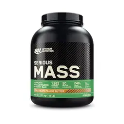 Optimum Nutrition Serious Mass Gainer, Schoko-Erdnussbutter, 2.73kg