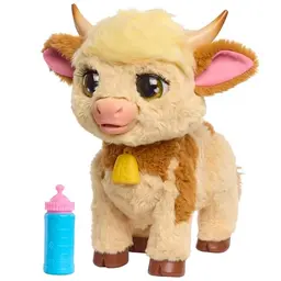 Just Play furReal Maggie, interaktives Plüschtier, Kuh, 28cm, ab 4 Jahren