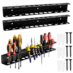 VGECEE Werkzeughalter für Wand 40CM, 2 Stück, Organizer für Schraubendreher und Zangen, ideal für Garage und Werkstatt