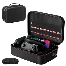 TOPCHANCES Switch 2 Tasche – Tragbare Hartschalen Schutzhülle mit 20 Spielkarten Slots für Nintendo Switch 2