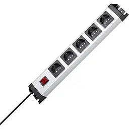 Kopp Powerversal Steckdosenleiste 5-fach mit Schalter