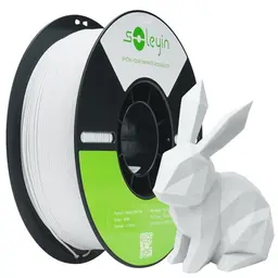 SOLEYIN Ultra PLA Filament 1.75mm Weiß, 1kg für 3D-Drucker, kompatibel mit Creality Ender K1 K1C K2 Plus