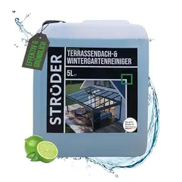 STRÖDER® Terrassendachreiniger 5 Liter – Hohe Wirksamkeit für Glas & Kunststoffdächer