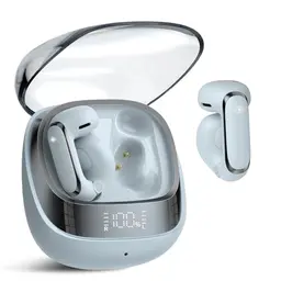 AOSRAU Bluetooth Kopfhörer, kabellos, 42 Std. Laufzeit, wasserdicht, Open Ear, mit Mikrofon & LED für iOS/Android