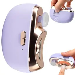 Elektrischer Nagelknipser 2-in-1 mit LED, ultraleise Nagelfeile für Kinder und Erwachsene