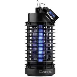 Clatronic Insektenvernichter elektrisch, Mückenfalle für bis zu 50 m², ohne Chemie, inklusive Reinigungsbürste, Lichtfalle ISL 3823