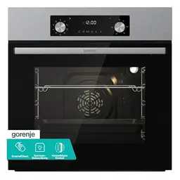 Gorenje BOA6737AO1X Einbaubackofen 73L - Heißluft, EcoClean, 9 Funktionen, EEK A, Einbaumaße: 60x56x58 cm