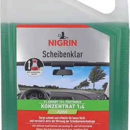 NIGRIN Scheibenklar Konzentrat 1:4 Apfel, 3 Liter - Reinigungszusatz für Autoscheiben und Scheinwerfer