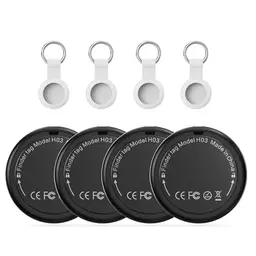 Air Tracker Tag 4er-Pack - Wasserdichter GPS-Tracker mit 100 dB Lautstärke, Bluetooth-Schlüsselfinder für Gepäck & Koffer (nur iOS)