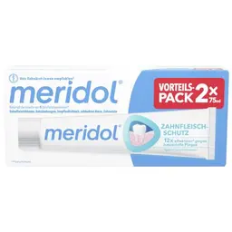 Meridol Zahnpasta Zahnfleischschutz 2x75 ml gegen Zahnfleischprobleme