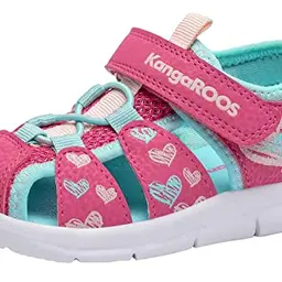 KangaROOS Kinder Sandale, pink/blau, Größe 24 EU