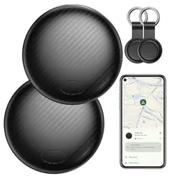 AICPAN GPS Tracker 2-Pack - Schlüsselfinder kompatibel mit Google Mein Gerät Finden App für Geldbörse und Gepäck