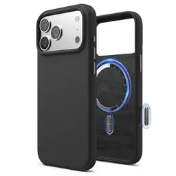 elago Silikon Hülle für iPhone 17 Pro Max – MagSafe-kompatibel, Schlankes Schutzcase (Schwarz)