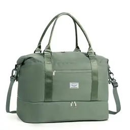 TANTOMI Reisetasche Damen Wasserdicht Weekender mit Schuhfach und extra Stauraum