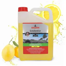 NIGRIN Scheibenklar Konzentrat 1:4 Citrus 3L - Reinigungszusatz für autoscheiben - entfernt Insekten & Fett