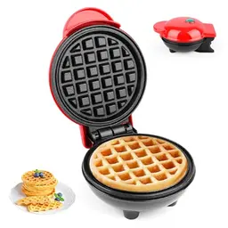 Mini Waffeleisen für Belgische Waffeln, 10 cm - Kompakt & ideal für unterwegs