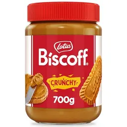 Lotus Biscoff Süßer Brotaufstrich mit Karamellgeschmack - Vegan und Nussfrei - 700g