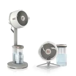 Shark FlexBreeze Pro Mist Akku-Ventilator für Innen und Außen mit Fernbedienung, leise, tragbar, 5 Geschwindigkeitsstufen