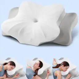DONAMA Memory Foam Nackenkissen für Seitenschläfer, Rücken- und Bauchschläfer