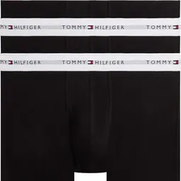 Tommy Hilfiger Herren Boxershorts 3er Pack, Schwarz, Größe M