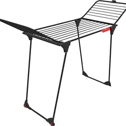 Vileda King Ultimate Wäscheständer Black Edition | 20m Trockenlänge | Stabil und Zusammenklappbar | Schwarz
