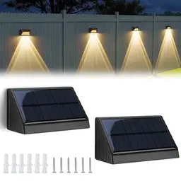 UNISOPH Solarlampe für Zuhause – Automatische Außenbeleuchtung für Garten, Hinterhof und Veranda