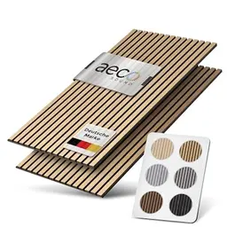 Aeco Sound® Akustikpaneele Holz 120x60cm Eiche & Akustikfilz