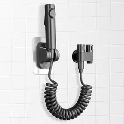 Bidet Handbrause mit 2m Schlauch - Platzsparendes Mini Design für die Toilette