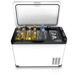 Brandson ECO Kühlbox XXL – 30L elektrische Autokühlbox für Camping und Reisen – bis -22°C – Weiß