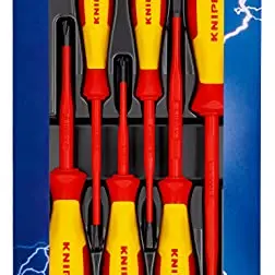 KNIPEX VDE Schraubendreher-Set 6-teilig, Schlitz & Phillips