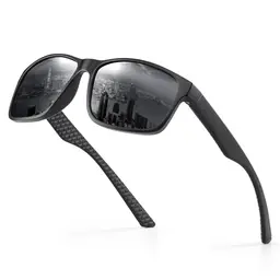 Occhsouo Sonnenbrille Damen und Herren UV400 Schutz polarisiert, Sport, leichtes TR90 Rahmen, Dunkelgrau, ideal fürs Angeln, Fahren & Skifahren