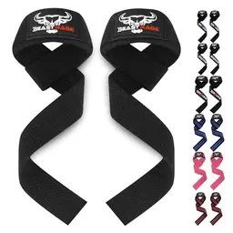 BEAST RAGE Zughilfen für Krafttraining – Gepolsterte Fitness Straps für Kreuzheben, Baumwoll-Gewichthebergurte (Schwarz)