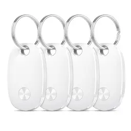 Smart Air Tracker 4er Pack - Bluetooth Schlüsselfinder für Gepäck und Taschen, Austauschbarer Akku