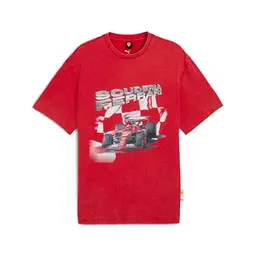 PUMA Herren T-Shirt Scuderia Ferrari Rot