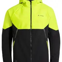 VAUDE Herren Qimsa Softshell Jacke, Neon Gelb, Größe M