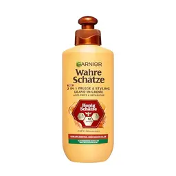 Garnier Wahre Schätze Honig 2-in-1 Pflege & Styling Leave-In Creme, 200 ml
