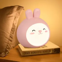 KBIBCK Nachtlicht Hase für Kinder, dimmbares Stilllicht und Nachttischlampe, ideales Geschenk zur Osterdekoration