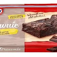 Dr. Oetker fertiger Brownie, 6 x 300 g, Schokoladenkuchen mit Kakao & Schokostückchen – sofort zum Verzehr, perfekt für spontane Anlässe
